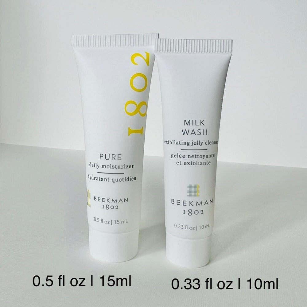 Beekman 1802 Pure Daily Moisturizer and Milk Wash Set
